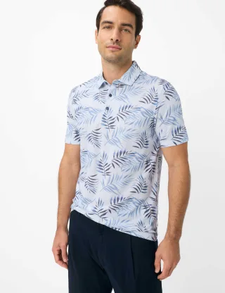 Brax Herren Polo Style PEPE heaven, Blau, Gr. XXL