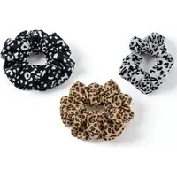 LK Trend & Style Haargummi Leoparden-Zopfgummi, Scrunchie, Armband, Set, 3-tlg., Set-Preis, Das 3er Set bietet dir gleich mehrere Möglichkeiten