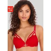 JETTE Push-up-BH mit Bügel und aufregenden Ring- und Bänderdetails, sexy Dessous