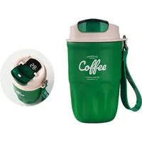 Minicloss Thermobecher 360ml Thermobecher Edelstahl, Kaffeebecher to go Thermo, mit Deckel Auslaufsicher, Intelligente Temperaturanzeige Isolierbecher