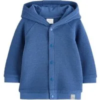 Next Strickjacke Leichte, strukturierte Jersey-Babyjacke (1-tlg)