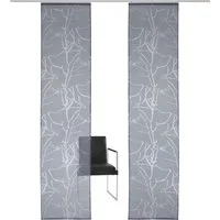 OTTO home Schiebegardine Anna (1 St), Klettband, halbtransparent, Ausbrenner, Inkl. Befestigungszubehör, Breite: 57 cm