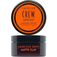 American Crew Styling-Creme MATTE CLAY, starker Halt, dennoch flexibel & formbar, kurzes bis mittellanges Haar