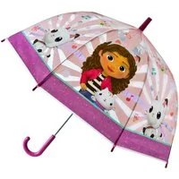 Gabby's Dollhouse Stockregenschirm Mädchen Regenschirm Fröhlicher Regenbegleiter