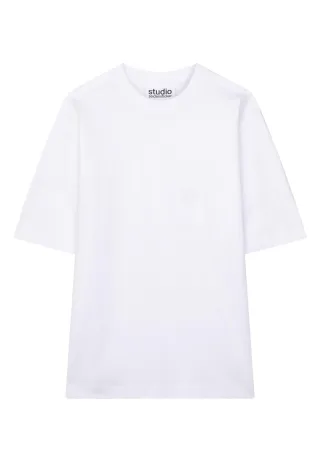 seidensticker - STU MERCERIZED T-SHIRT white - Gr. - S