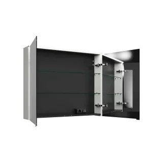Burgbad Spiegelschrank Eqio 800x1000x170 Weiß Hochglanz, SPGS100F2009 SPGS100F2009