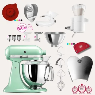 KitchenAid Artisan 4,8 Liter KSM175 Spar-Set mit Sieb mit digitaler...