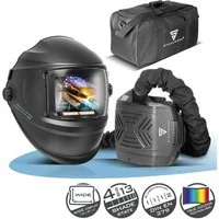 STAHLWERK Schweißhelm Automatik-Schweißhelm mit Frischluftzufuhr, True-Colour-Farbwiedergabe