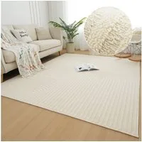 OTTO home Teppich Jola Hoch-Tief-Design, Scandi-Look, Zen, rechteckig, Höhe: 10 mm, Boho, Modern, 3D, Wohnzimmer, Schlafzimmer, wasserabweisend