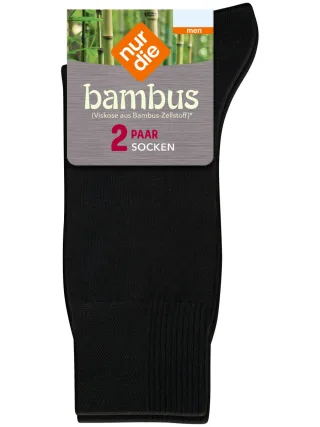 NUR DIE Herren Freizeit Socken Bambus¹ 2er Pack