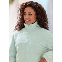 Buffalo Cordjacke mit Reißverschluss und Eingrifftaschen Leicht wattierte Übergangsjacke aus weichem Cordstoff, Frühlingsjacke