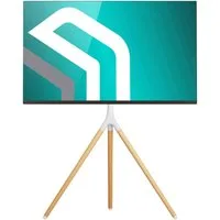 ONKRON TV-Ständer ONKRON 32"-65", 35 kg max, VESA 400x400, Höhenverstellbar, TS1220, (bis 65 Zoll, TV Ständer, 1-tlg., TV-Ständer, Anleitung, Montagezubehör, CM1-BLK für Kabelleitung, Höhenverstellbarkeit: 700-1200 mm (70-120 cm), bis 35 kg)