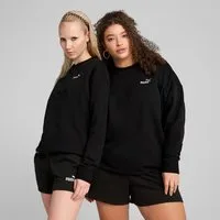 PUMA Langarmshirt ESS SMALL NO. 1 LOGO RELAXED CREW TR mit Rundhalsausschnitt, Langarm, aus Baumwollmischung