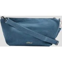 s.Oliver Umhängetasche Tasche, Crossbody-Bag aus Denim mit längenverstellbarem Schultergurt