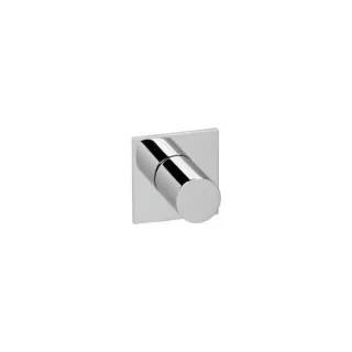 Herzbach Logic XL Fertigmontageset 11.958750.2.01 für Absperr- und Umstell-Modul, 70x70mm, chrom