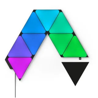 Nanoleaf Shapes Triangles Ultra Black Edition Starter Kit - 9PK