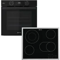 BAUKNECHT Backofen-Set BAKO 760 Steam, mit 1-fach-Teleskopauszug, Hydrolyse, GentleSteam – für ein saftiges Inneres und ein knuspriges Äußeres