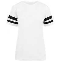 Build Your Brand Trainingsshirt Ladies Mesh Stripe
