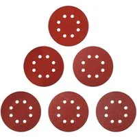 TACKLIFE Schleifpapier, 125 mm Schleifscheibe für Exzenterschleifer
