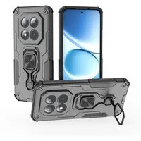 Wigento Handyhülle Für Xiaomi Redmi Note 15 Pro Plus 5G Hybrid Metallring Hülle Schwarz, Metall Kickstand, Ringhalterung