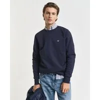 Gant Sweatshirt REG SHIELD C-NECK SWEAT mit Logostickerei auf der Brust