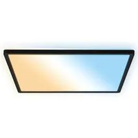 B.K.Licht LED Panel SHALLOW, CCT - über Fernbedienung, LED fest integriert, warmweiß - kaltweiß, 42x42x3 cm, Badlampe, Badezimmer, Küche, Wohnzimmer