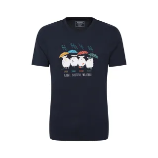 Mountain Warehouse - "Great British Weather" T-Shirt für Herren/Damen Unisex (Marine)