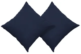 OTTO home Dekokissen "Raja" einfarbig, Kissenhüllen ohne Füllung, 40 x 40 cm, 2er-Set, Mikrofaser