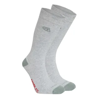 Craghoppers - "Insect Repellent" Socken für Herren/Damen Unisex (Hellgrau Meliert/Flechte)