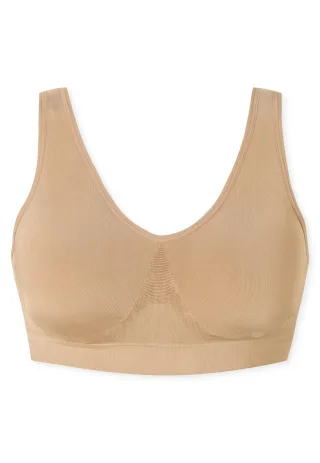 SCHIESSER - Bustier mit herausn. Pads maple - Gr. - S