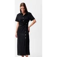 adL Jerseykleid Kurzärmeliges Kleid mit Bindedetail