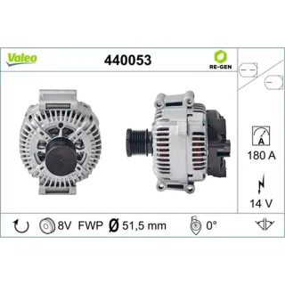 Valeo Generator  180A Mercedes G-Klasse Gl-Klasse M-Klasse R-Klasse