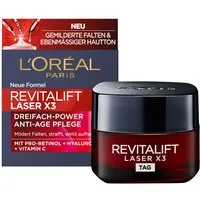 L'ORÉAL PARIS Tagescreme REVITALIFT LASER PFLEGESET, 2-tlg., mit Hyaluron