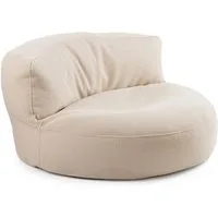 Lumaland Loungeset Sitzsack Lounge Teddy 320L, Indoor-Bezug - weich waschbar - perfekt fürs moderne Zuhause