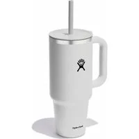 Hydro Flask Thermobecher All Around Travel Tumbler in den Größen 24 oz/ 32 oz / 40 oz, 1-tlg., Edelstahl, Thermo Cup mit Strohhalm, 709 ml/ 946 ml/ 1182 ml