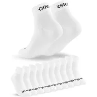 Chiemsee Sneakersocken 10 Paar Sport Sneaker Socken Damen und Herren mit Komfortbund ohne Gummidruck