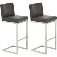 CLP Barhocker Paros Kunstleder (Set, 2 St., 2er), mit Kunstlederbezug, bis 240 kg