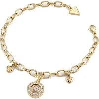 Guess Gliederarmband Pearly G Multi Charm Bracelet