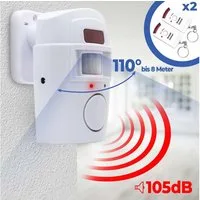 Adapter Universe Tür Alarm Anlage Sicherheit System Bewegung Melder Sensor Funk 105 dB Alarmsirene