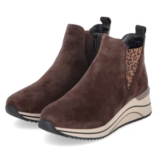 Remonte Stiefeletten - Gr. 36 - Braun - Rauleder