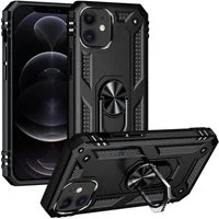 CoolGadget Handyhülle Armor Shield Case für Apple iPhone 12, iPhone 12 Pro 6,1 Zoll, Outdoor Cover Magnet Ringhalterung Handy Hülle für iPhone 12 / 12 Pro