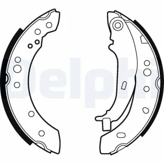 Delphi Bremsbacken hinten Mitsubishi Colt Smart Forfour