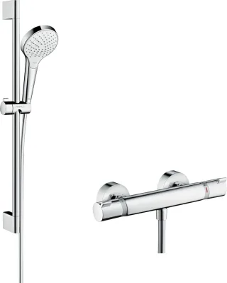 Hansgrohe Brausenkombi Croma Select S Vario/ Ecostat Comfort Unica Crometta 650mm, 27013400 27013400