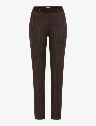 BRAX - Slim Fit Stoffhose - LILLYTH SNOS braun - Gr. - 46