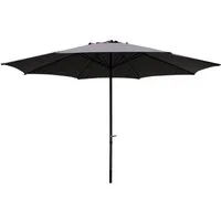 Gardissimo Sonnenschirm New Sunny 400 cm / 4 m Marktschirm / Kurbelschirm, mit Kurbel / wasserabweisender und abnhembarer Bezug / UV 50+