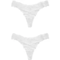 Next String 2er-Pack Comfort Spitzenslips, Tanga (2-St)