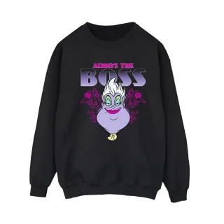 Disney - "The Little Mermaid Mum Is The Boss" Sweatshirt für Damen (Schwarz)