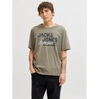Jack & Jones Rundhalsshirt JJELOGO TEE SS O-NECK 2 COL SS26 SN mit Grafikprint