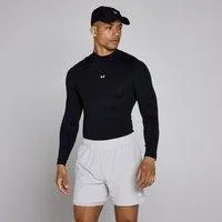 MP Herren Training High Neck Langarm Baselayer - Schwarz - XL