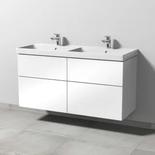 Sanipa 3way Waschtischunterbau zu Villeroy & Boch Avento Waschtisch mit 4 Auszügen, Weiß-Glanz SF62578